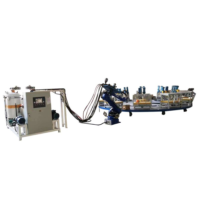 Disk line + mechanical arm + high pressure foaming machine customization